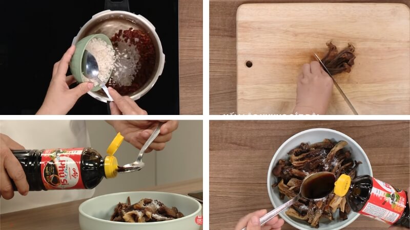 Bước 1: Sơ chế nguyên liệu Bước 1: Sơ chế nguyên liệu