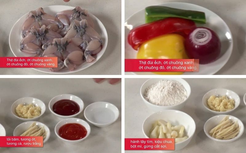 Chuẩn bị nguyên liệu tươi ngon và đầy đủ