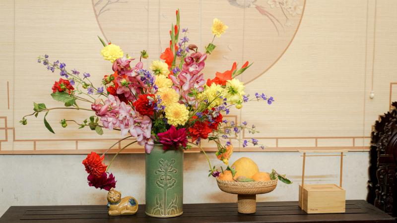 Nguyên tắc chọn hoa Tết cho người mệnh Kim