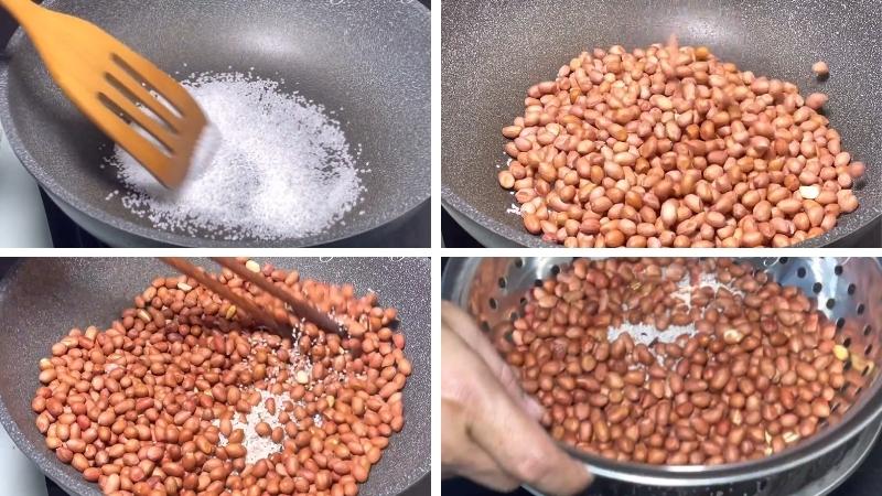 Rang đậu phộng Rang đậu phộng