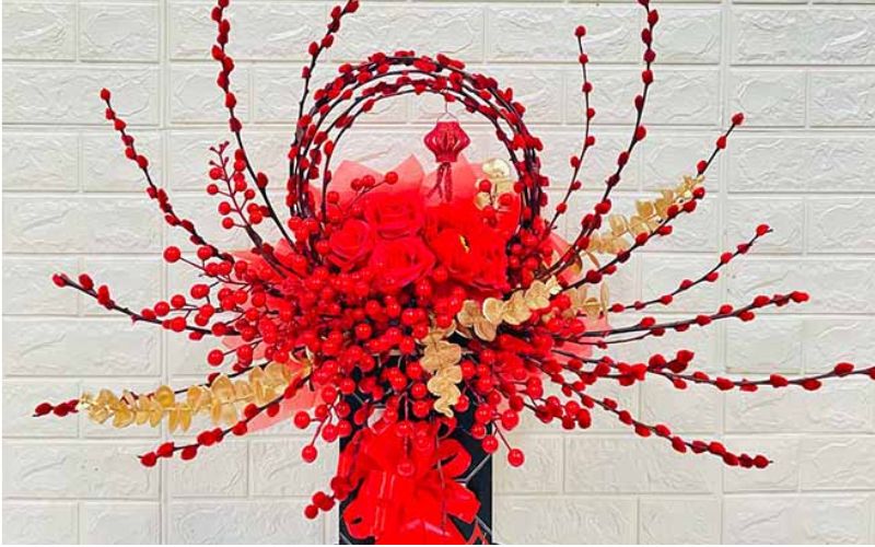 Nụ tầm xuân đỏ tượng trưng nở rộ tài lộc và khởi đầu hanh thông Nụ tầm xuân đỏ tượng trưng nở rộ tài lộc và khởi đầu hanh thông