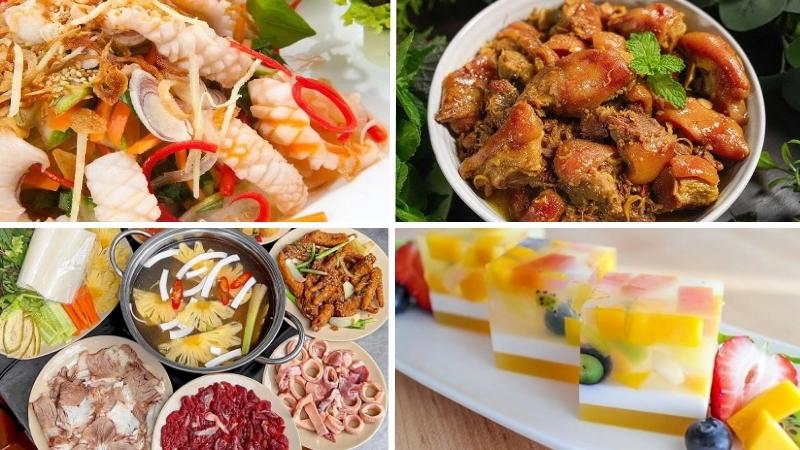 Chuẩn bị nguyên liệu sớm, sắp xếp món theo thời gian nấu và tận dụng món lạnh