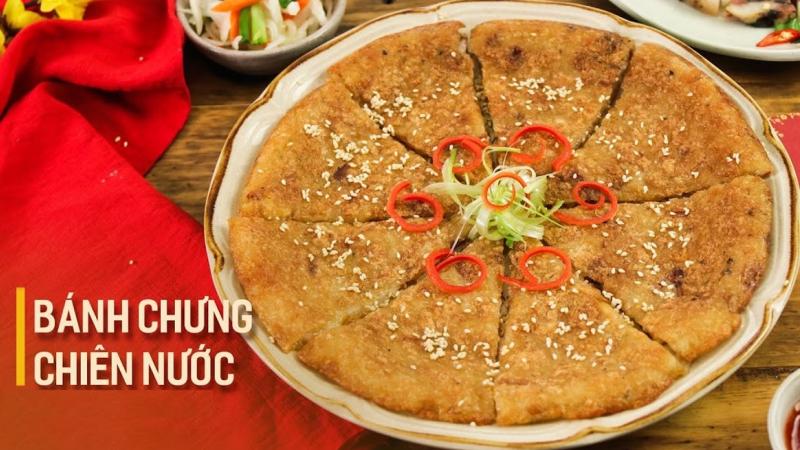 Bánh chưng chiên nước lọc Bánh chưng chiên nước lọc