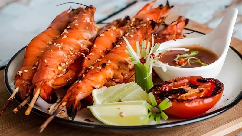 Tôm nướng muối ớt Tôm nướng muối ớt