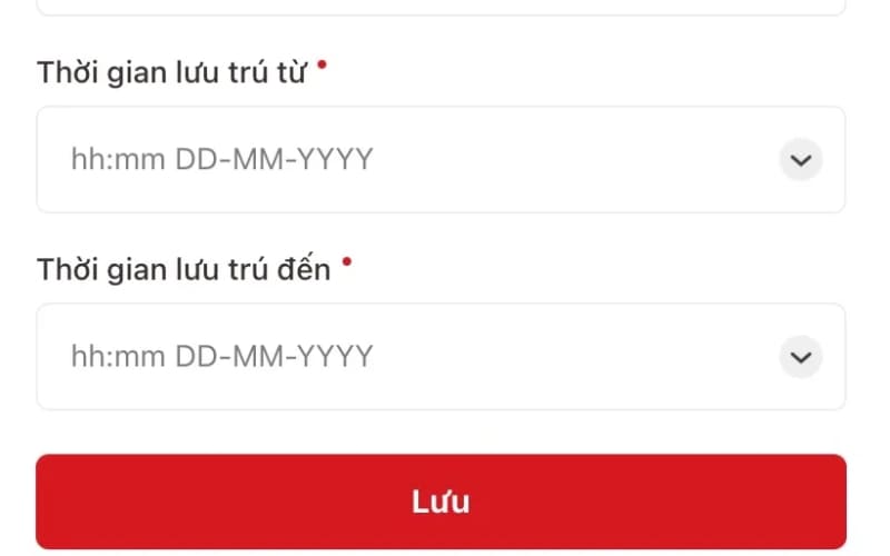 Người dân hoàn tất và gửi hồ sơ thông báo lưu trú. Người dân hoàn tất và gửi hồ sơ thông báo lưu trú.