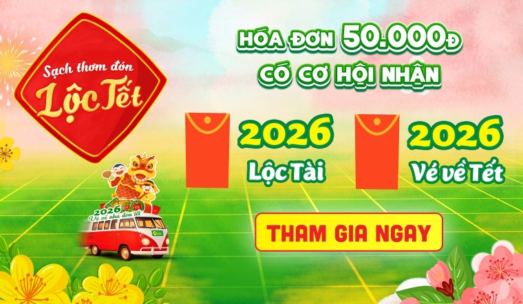 Tết đón lộc về nhà - Ngàn quà từ Bách hóa XANH