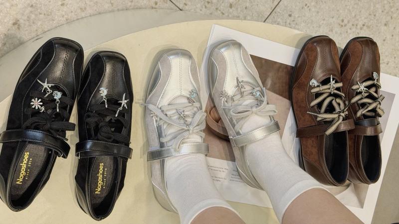 Giày Ballet Sneaker mũi tròn Giày Ballet Sneaker mũi tròn