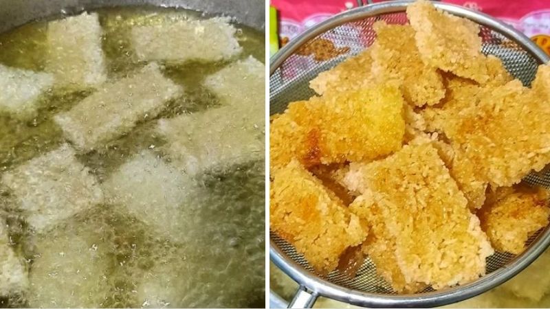 Chiên cơm cháy Chiên cơm cháy