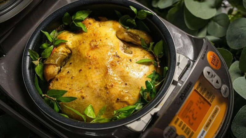 Hâm nóng bằng nồi cơm điện