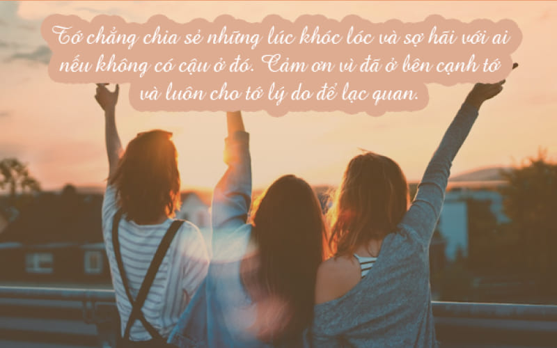 Lời cảm ơn cuối năm cho bạn bè