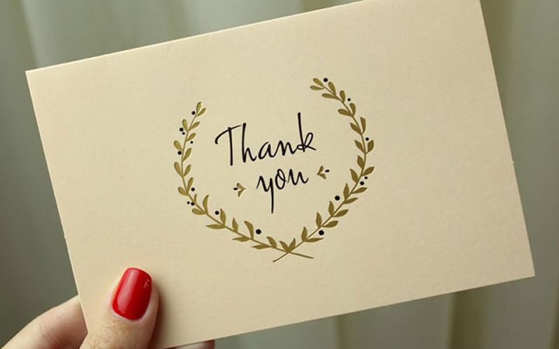 Lời cảm ơn cuối năm công ty