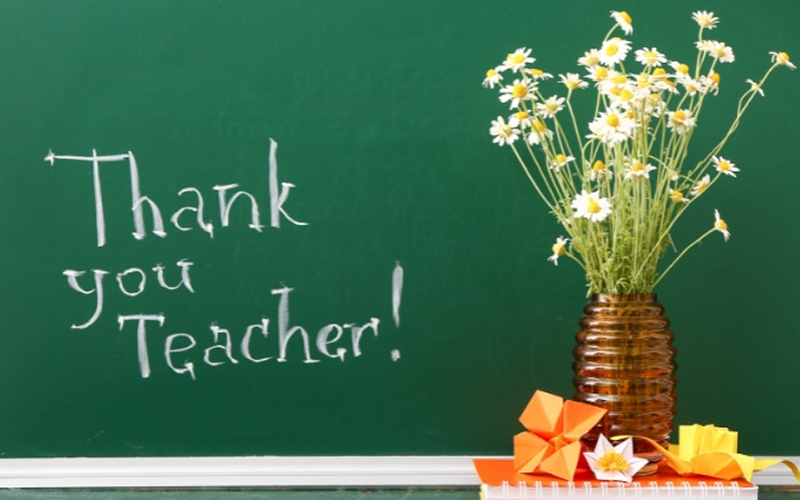 Lời cảm ơn cuối năm cho thầy giáo