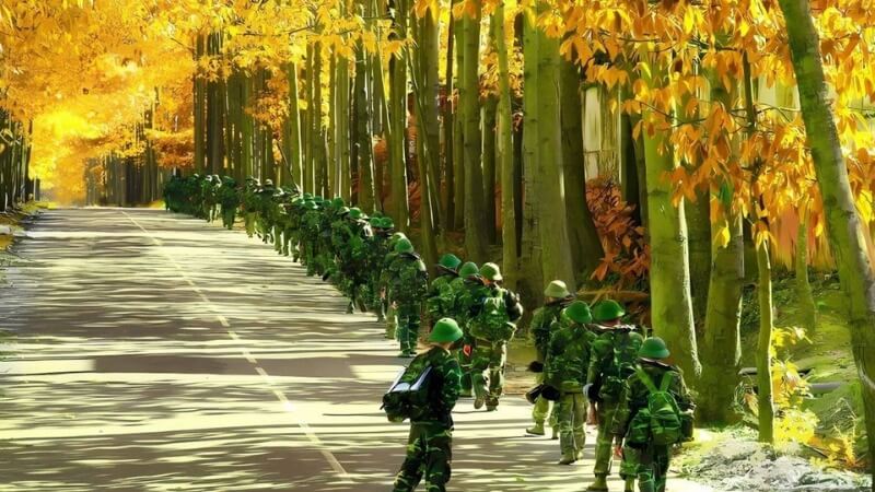 Người lính Việt Nam, hình nền truyền cảm hứng.