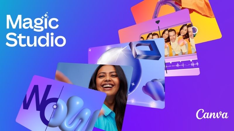 Canva Magic Studio là công cụ AI hỗ trợ thiết kế hình ảnh và nội dung sáng tạo Canva Magic Studio là công cụ AI hỗ trợ thiết kế hình ảnh và nội dung sáng tạo