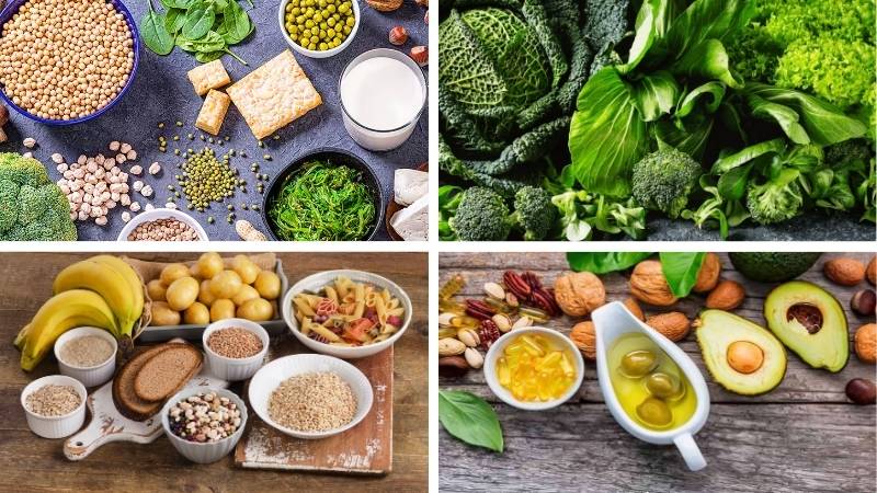 Nhóm thực phẩm nên có trong thực đơn