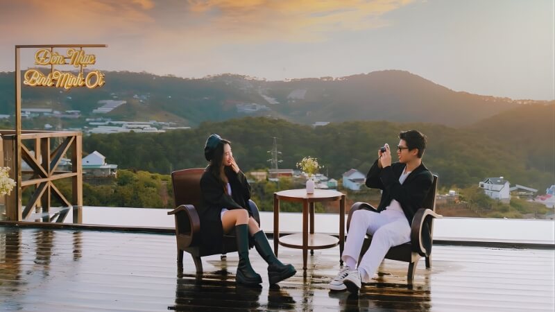 Cafe “Không gian mở” tại Đà Lạt