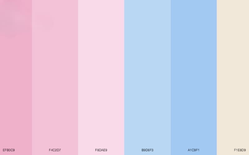 Tông pastel tạo vẻ nhẹ nhàng nhưng vẫn hiện đại