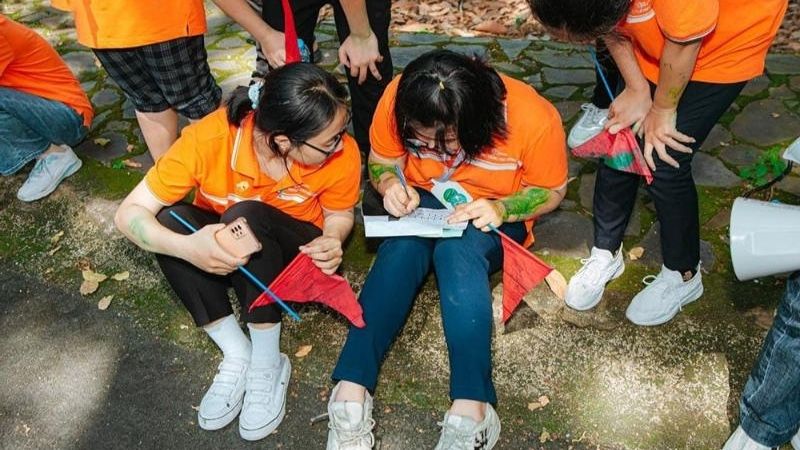 Giải mật thư ngoài trời