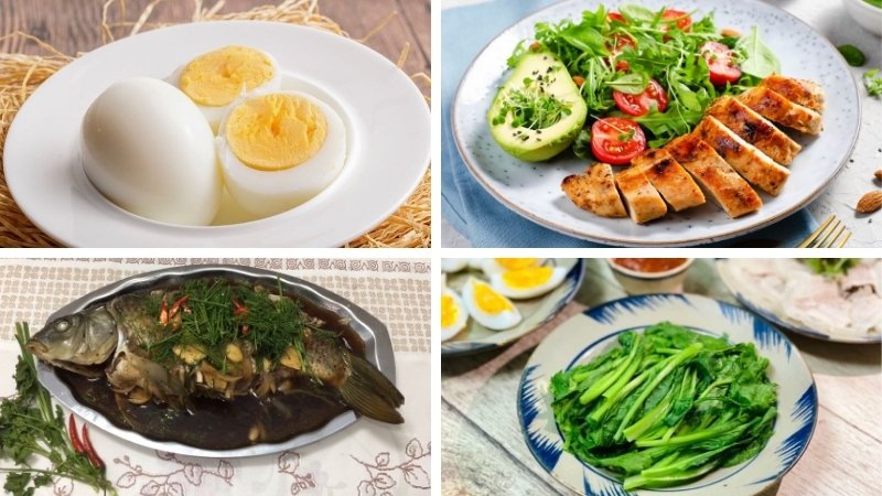 Thực đơn ngày 1