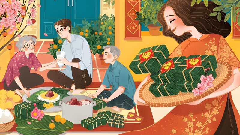 Phong tục đẹp gắn liền với ngày Tết Nguyên Đán Phong tục đẹp gắn liền với ngày Tết Nguyên Đán