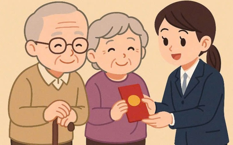 Người già yếu, không có smartphone hoặc tài khoản ngân hàng sẽ nhận tiền mặt Người già yếu, không có smartphone hoặc tài khoản ngân hàng sẽ nhận tiền mặt