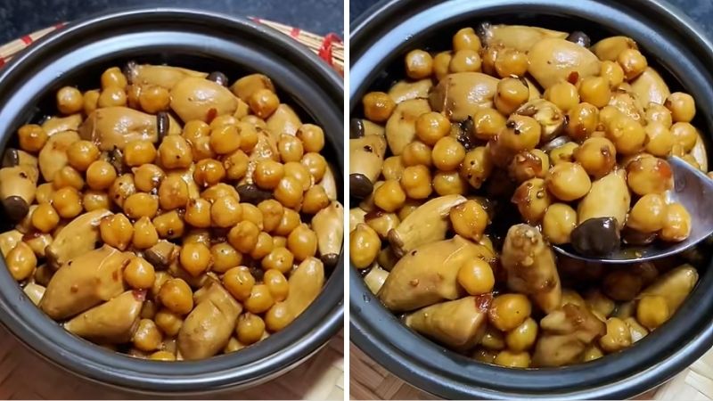 đậu gà kho tiêu