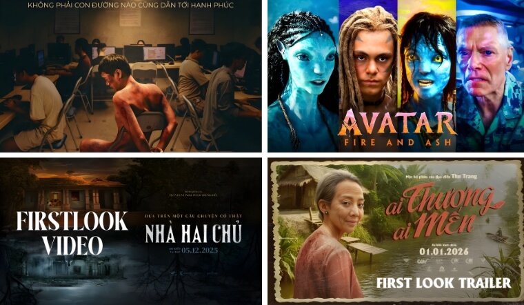 List 4 phim chiếu rạp dịp Tết 2026 - Phòng vé sôi động đầu năm mới