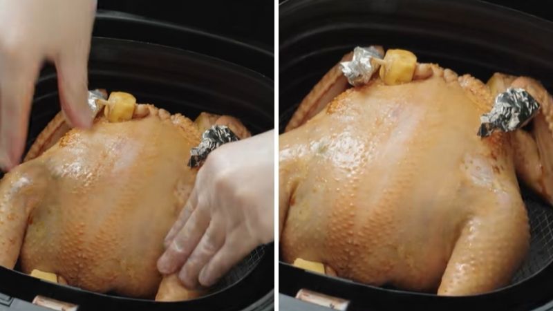 Bước 4: Nướng gà