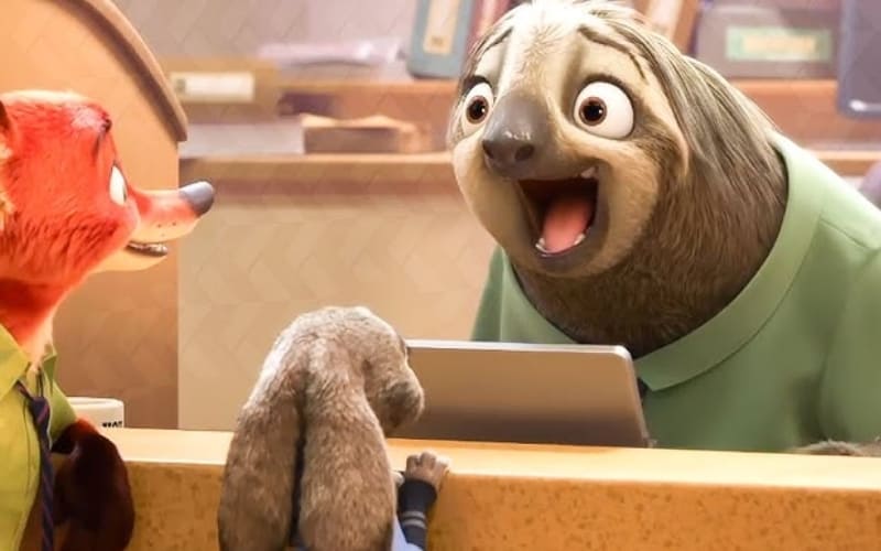 Con lười Flash nổi tiếng với phong cách làm việc siêu chậm.