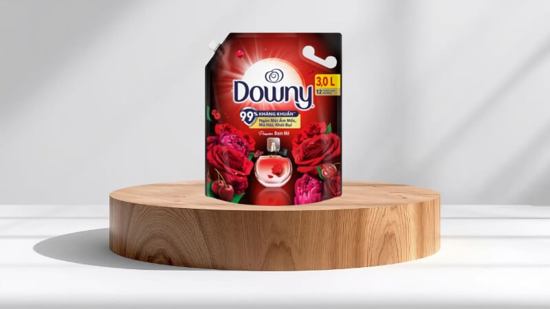 Nước xả vải Downy hương nước hoa đam mê túi 3 lít Nước xả vải Downy hương nước hoa đam mê túi 3 lít