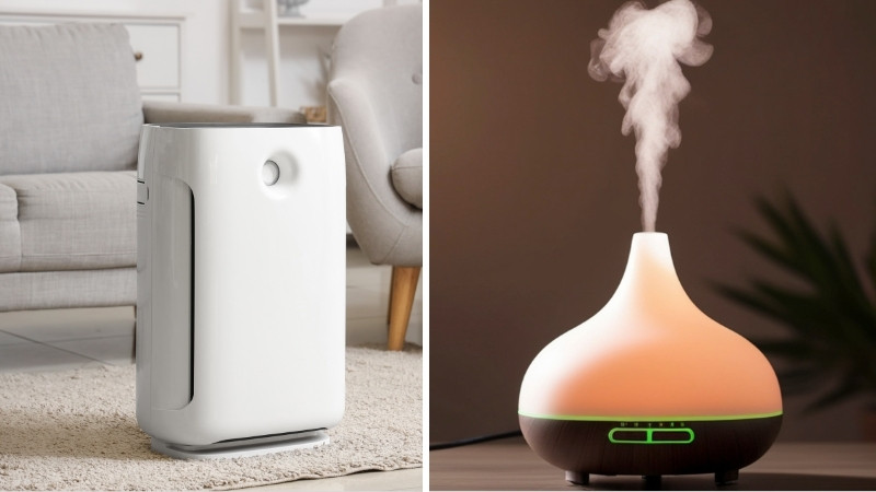 Máy lọc không khí, máy khuếch tán tinh dầu