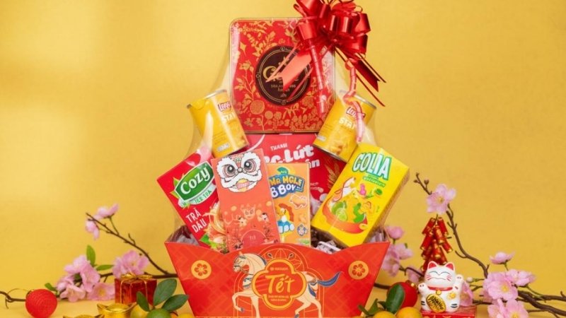 Giỏ quà tết Nhị Lộc An Khang