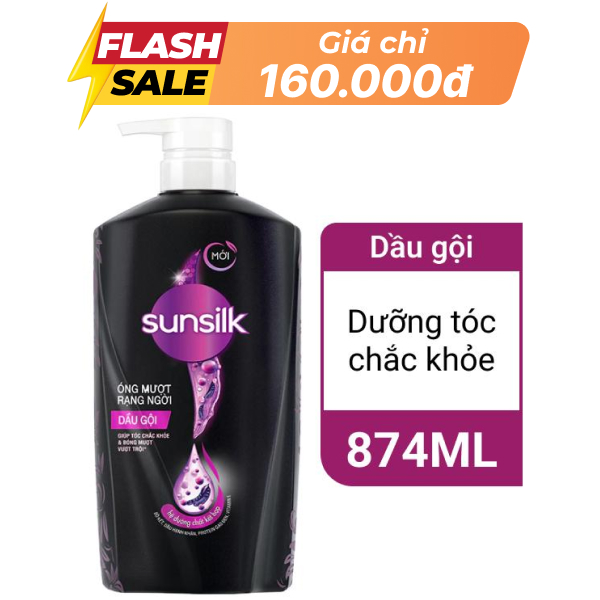 Dầu gội Sunsilk óng mượt rạng ngời 874ml