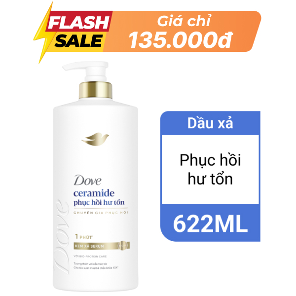 Kem xả Dove phục hồi hư tổn 622ml