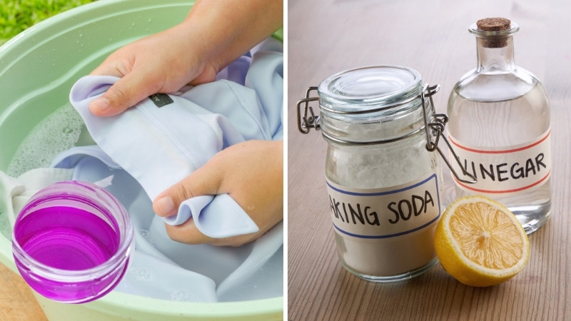 Sử dụng chanh tươi và thuốc tím Sử dụng chanh tươi và thuốc tím