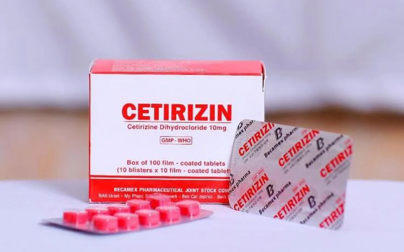 Thuốc kháng histamin giúp giảm triệu chứng dị ứng hải sản nhẹ