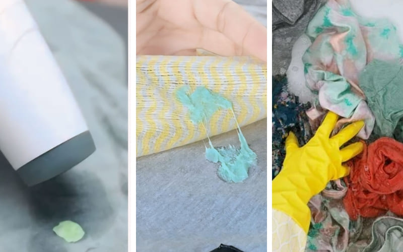 Cách tẩy kẹo cao su dính vào quần áo bằng máy sấy tóc