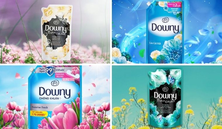 Downy loại nào thơm nhất? Top mùi hương được yêu thích nhất hiện nay