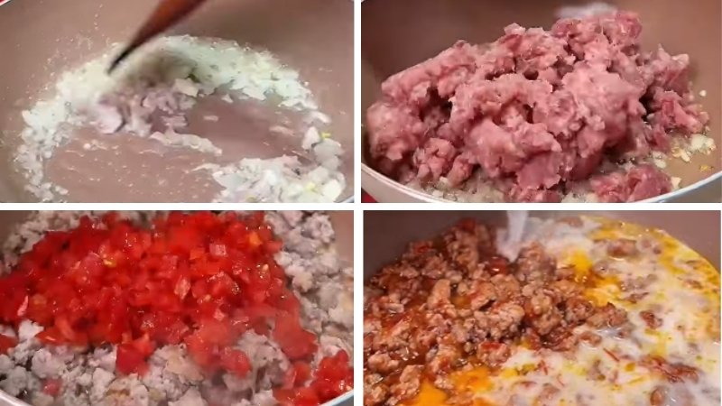 Làm sốt thịt bò cà chua