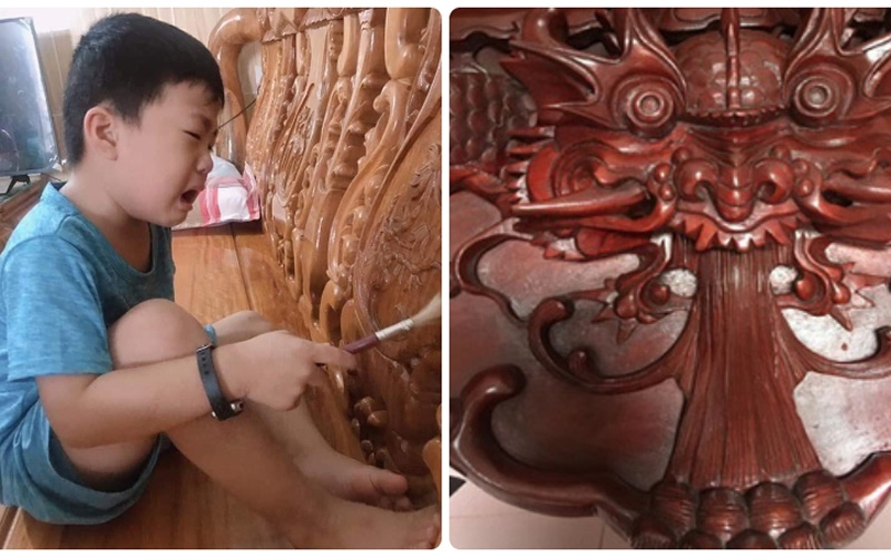 Lưu ý khi làm sạch đồ gỗ chạm trổ ngày Tết