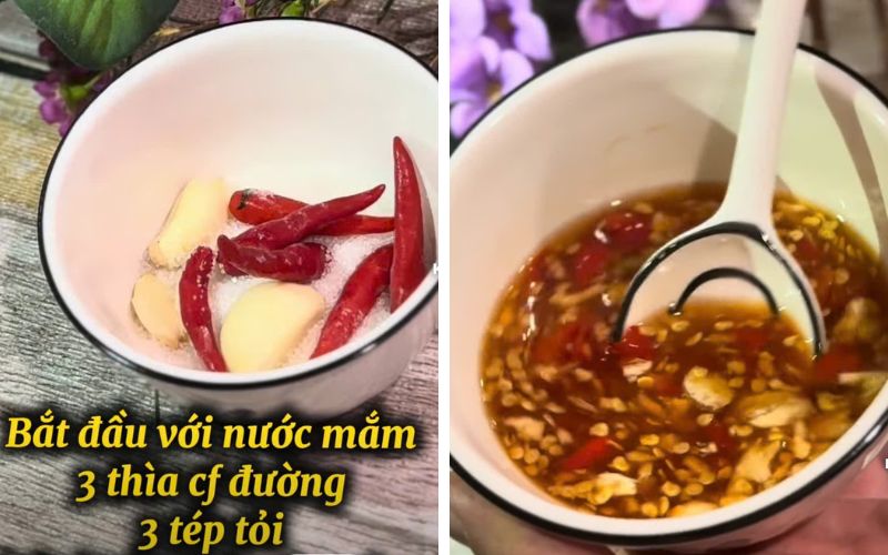Nước mắm mặn ngọt hài hòa quyết định hương vị