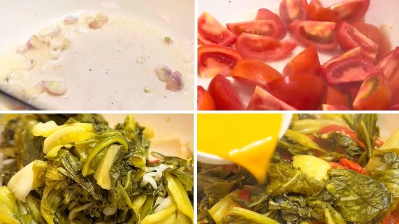 Xào dưa và cà chua