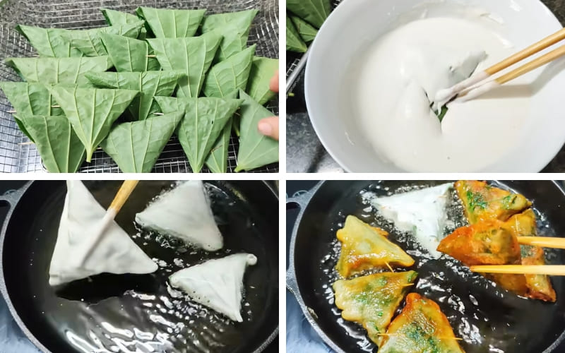 Chả được chiên vàng giòn, tỏa hương hấp dẫn.