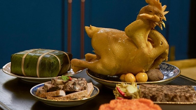 Mâm lễ cúng Giao thừa cơ bản