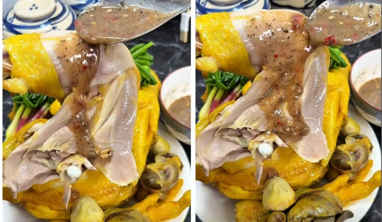 Cách làm gà nổ muối hột trong nồi đất cực độc đáo, lạ miệng