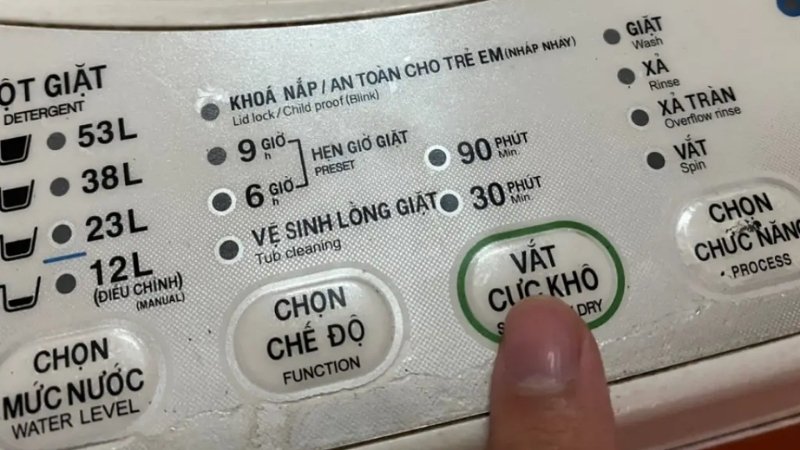 Chế độ vắt cực khô