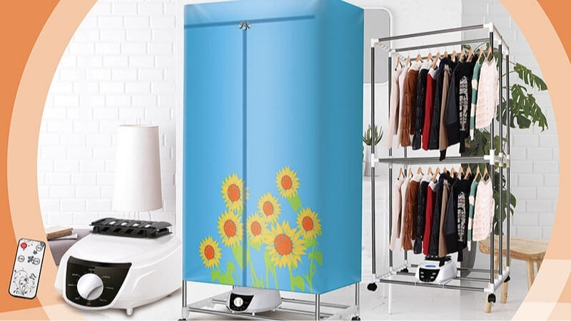Dùng tủ sấy quần áo