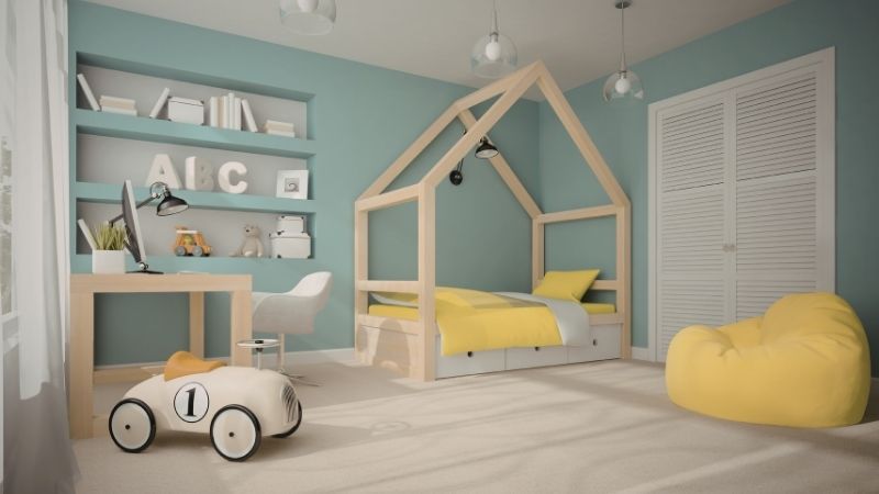 Gia chủ nên ưu tiên sơn nhà màu trắng, kem và xanh dương nhạt