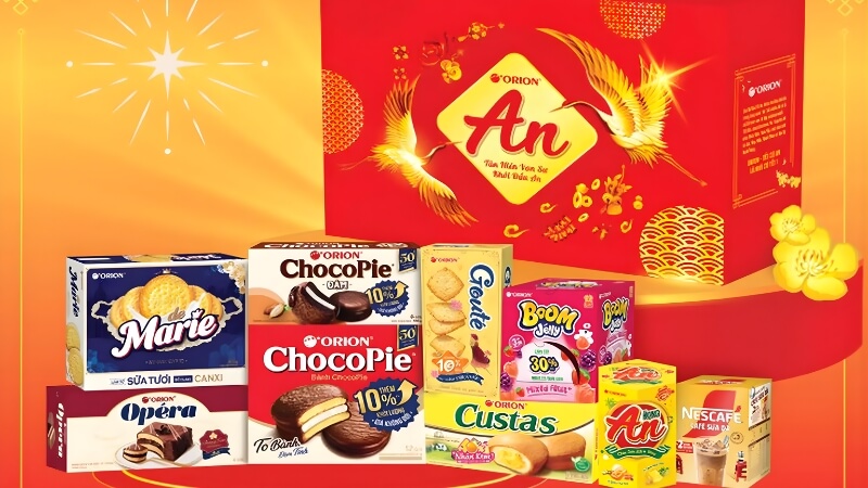 Tháp bánh Tết Bách hóa XANH gồm những sản phẩm gì? Tháp bánh Tết Bách hóa XANH gồm những sản phẩm gì?