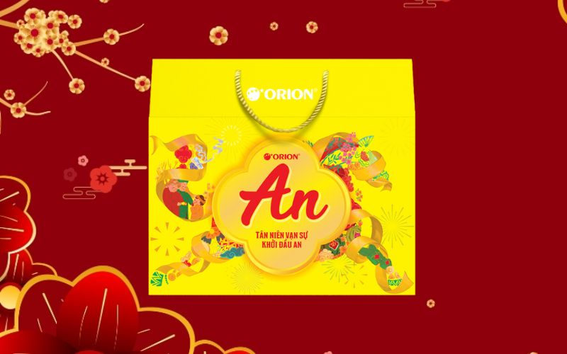 Orion Phúc 2 sang trọng, hương vị thơm ngon, hộp đỏ – vàng giao ngẫu nhiên Orion Phúc 2 sang trọng, hương vị thơm ngon, hộp đỏ – vàng giao ngẫu nhiên